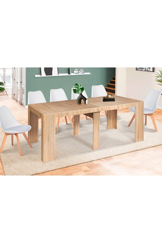 Console allungabile Nora - Effetto legno 