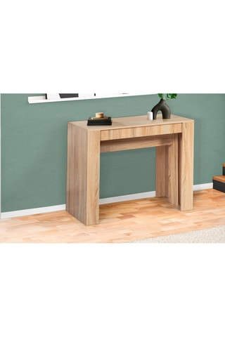 Console allungabile Nora - Effetto legno 