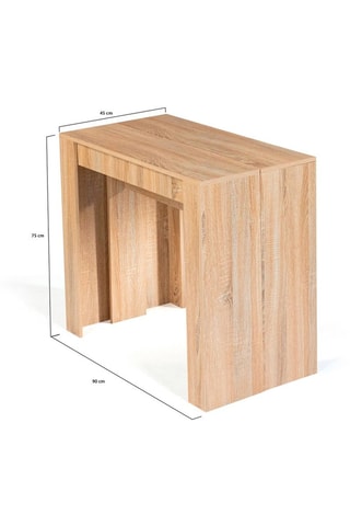 Console allungabile Nora - Effetto legno 