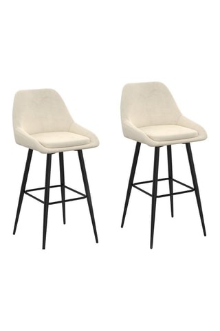 2 sgabelli da bar Olivia - 44 x 92 x 46 cm