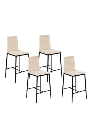 4 sgabelli Jade - 43 x 100 x 46,5 cm