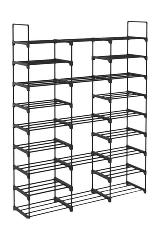 Scarpiera modulabile - Nero
