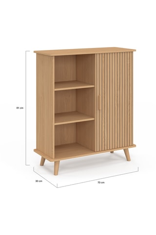 Credenza 1 anta Faustine - 81 x 70 x 30 cm