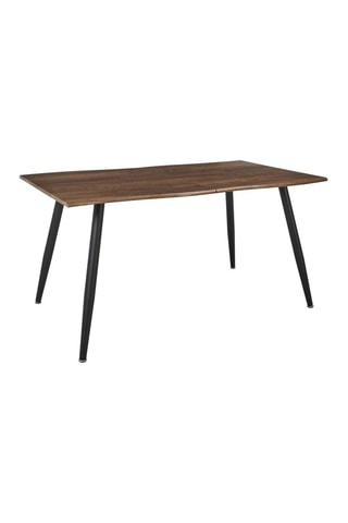 Uitschuifbare Tafel Forest First Houtimitatie en Zwart