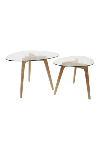 2 Bijzettafels   Naturel