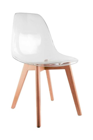 2 Stoelen Scandinave Transparant