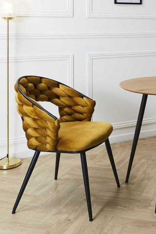 2 Stoelen - Mosterdgeel