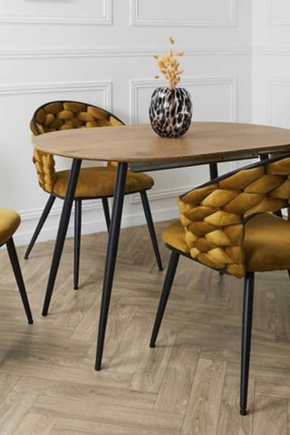 2 Stoelen - Mosterdgeel