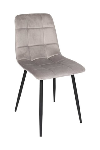 2 Stoelen Mateo - Taupe en Zwart