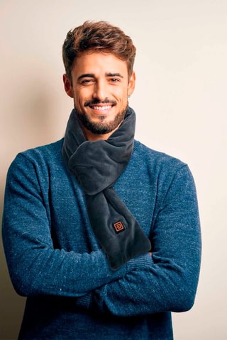 Verwarmende sjaal Grijs