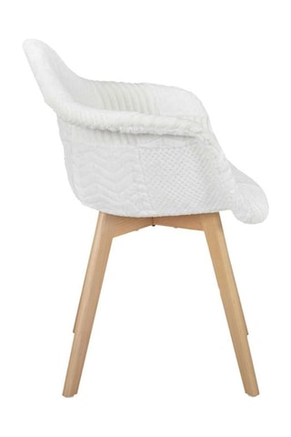 2 Fauteuils Naturel en Wit