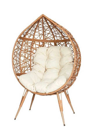 Fauteuil Oeuf 
Wit en Naturel