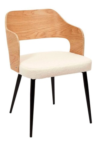2 fauteuils Loki Hygge 
Naturel en Crèmekleurig