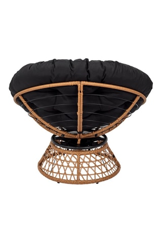 Draaibare Fauteuil Cancun Zwart en Bruin