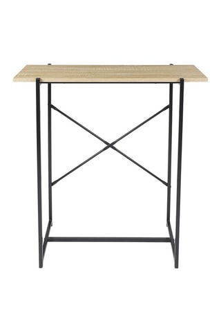 Consoletafel Loka - Houtimitatie en Zwart