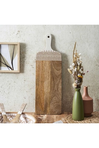 Mangohouten Serveerblad - 58 cm