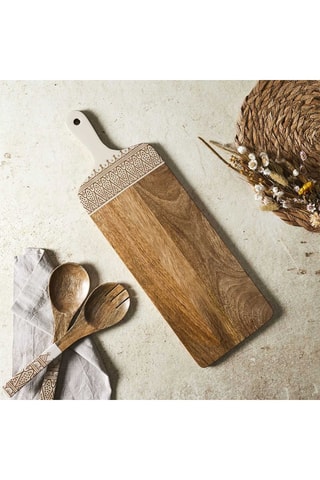 Mangohouten Serveerblad - 58 cm