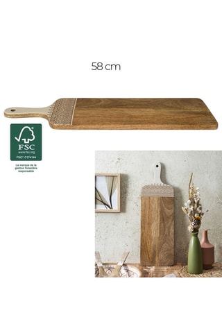 Mangohouten Serveerblad - 58 cm