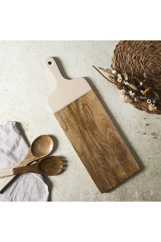 Mangohouten Dienblad - 58 x 2 x 19 cm