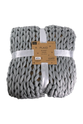 Plaid 120 x 150 cm - Grijs