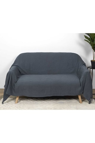 Sprei - Antraciet - 150 x 200 cm