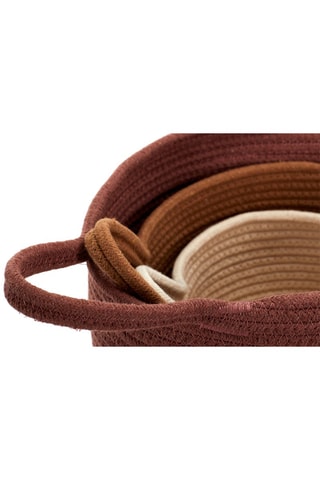 3 Manden Terracotta, Okergeel en Ivoorkleurig 