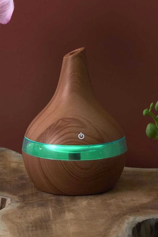 Houten Leddiffuser van Essentiële Oliën.