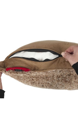 Verwarmd kussen- Bruin - 30 x 6 x 50 cm