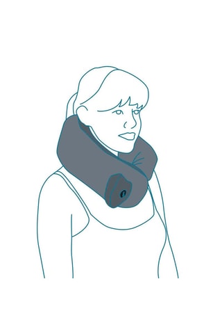 Vibrerend Nekkussen  Grijs