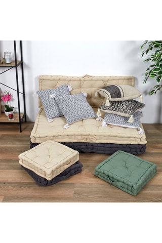 Kussen Beige - 40 x 40 cm