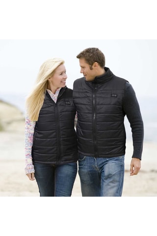 Verwarmende bodywarmer - Zwart