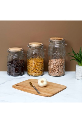 Glazen Opbergpot 1,8 l