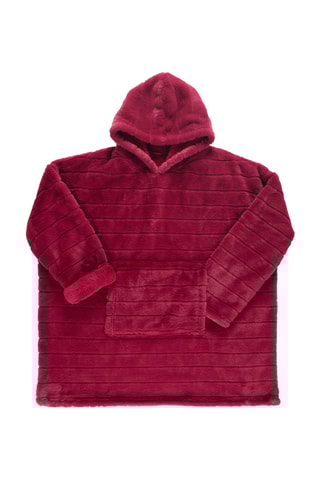 Sweaterplaid met Capuchon - Rood