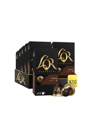 100 cápsulas - Café Espresso Forza - Intensidade 9 - 10x10 cápsulas