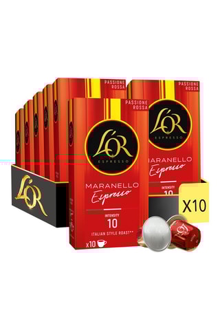 100 cápsulas L’Or Espresso - Passione Espresso - Intensidade 10 - Compatíveis Nespresso®*