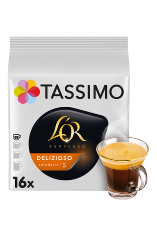 80 cápsulas Café L'Or Espresso Delizioso - Intensidade 5 - Compatíveis Tassimo
