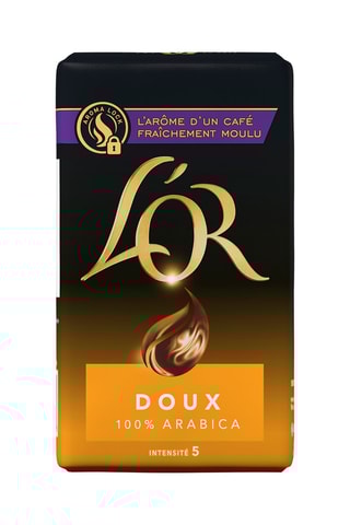12 x 250 g - Café Moído L'Or Doux - Intensidade 5