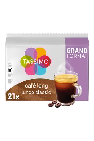 105 cápsulas Café long classique - Compatíveis Tassimo