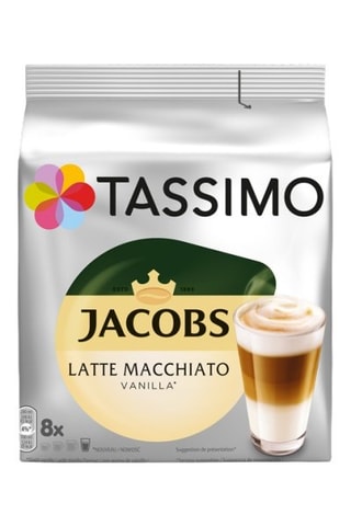 40 cápsulas Jacobs Latte Macchiato Vanilla - Compatibles con Tassimo