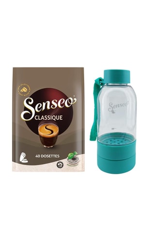 400 cápsulas Café Classique e Garrafa Cold Brew Senseo - 330 ml