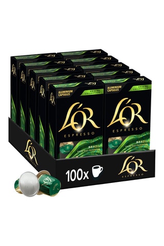 200 cápsulas Café L'Or Espresso Brazil - Intensidade 8 - Compatíveis Nespresso®*