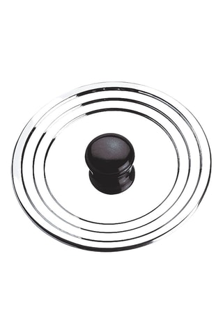 3 tampas universais em aço inoxidável - 16, 18 e 20 cm