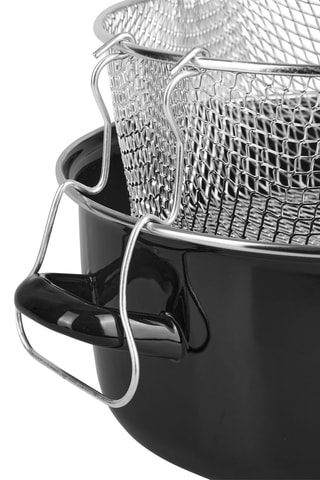 Fritadeira com tampa e passador Essential - 26 cm