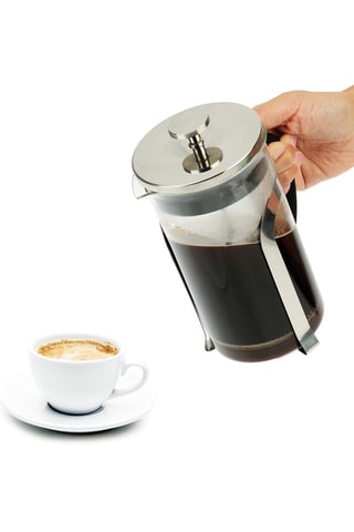 Cafeteira com pistão em aço inoxidável - 1 l