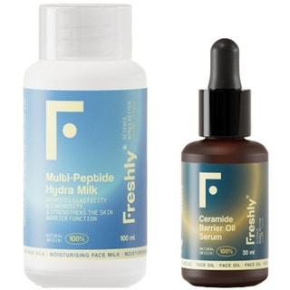 Sérum protecteur & lait hydratant - Céramides & peptides - Visage 