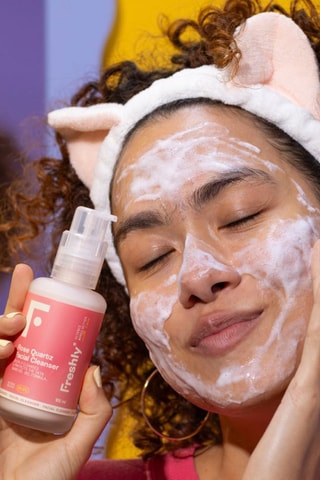 Gel nettoyant visage au quartz rose - 200 ml