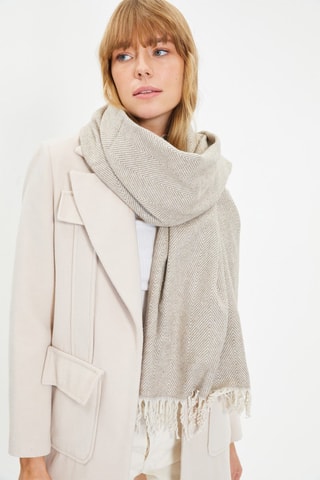 Sjaal Lichtgrijs
