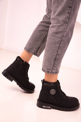 Enkellaarzen - Zwart