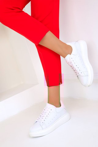 Platform Sneakers - Wit