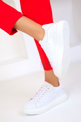 Platform Sneakers - Wit